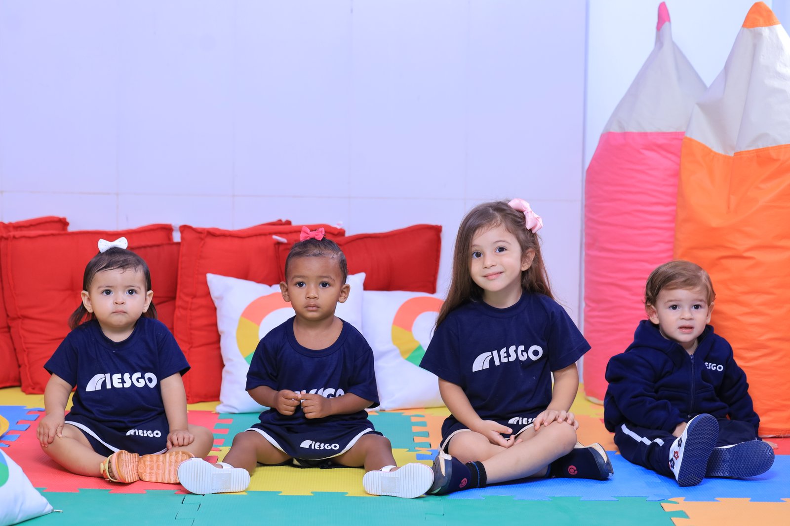 Turma da Educação Infantil do Colégio Iesgo